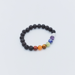 7 Chakra Bracelet - Black