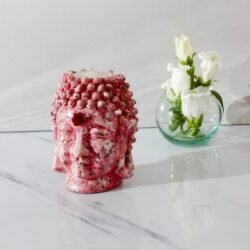 Buddha Raiz head candle holder